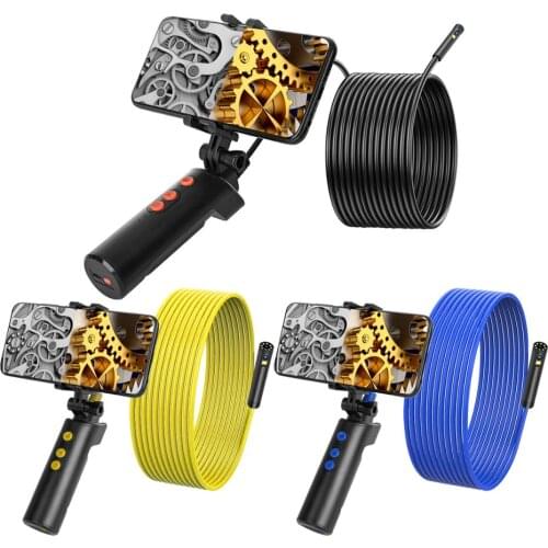 4.3inch Screen Visual 2MP 1080P Dual Lens Wireless WIFI Endoscope Inspection Borescope Double Camera Otoscope Microscope