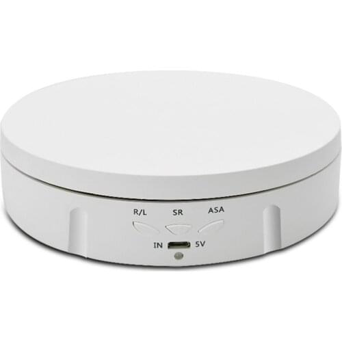 Charging Automatic Turntable Live Turntable Jewelry Electric Rotating Table 360 Degree Rotate Panoramic Display Table New