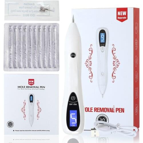 LCD Plasma Pen LED Lighting Laser Tattoo Mole Removal Machine Face Care Skin Tag Removal Freckle Wart Dark Spot Remover