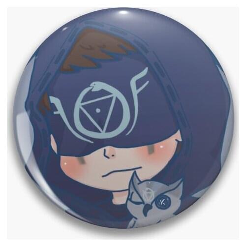 Seer Identity V Soft Button Pin Lapel Pin Jewelry Collar Cute Decor Funny Creative Clothes Badge Brooch Women Hat Fashion Gift