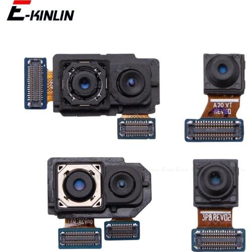 10pcs Rear Front Facing Selfie Big Small Back Main Camera Module Ribbon Flex For Samsung Galaxy A80 A70 A60 A50 A40 A30 A20 A10