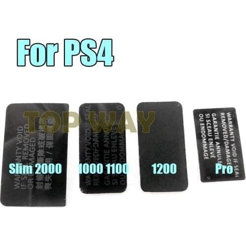 5pcs For Playstation PS4 Slim PS4 slim 2000 /1000 1100/1200/pro console Label Sticker Housing Shell Sticker Lable Seals