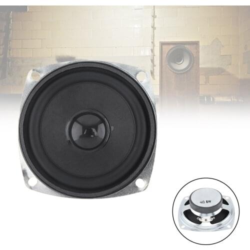 3 Inch 5W Full Range DIY Speakers Unit Portable Tweeter Rubber Speaker Car CD Amplifier DIY Speaker For Outdoor/Motorcycle