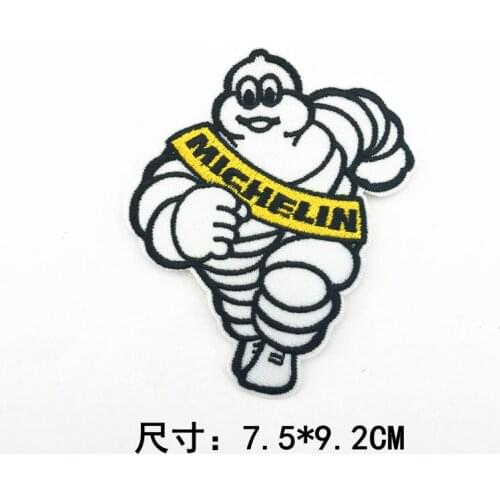 50pcs/lot Cartoon Anime Embroidery Patches Letter Clothing Decoration Justice White Arts Diy Heat Iron on Transfer