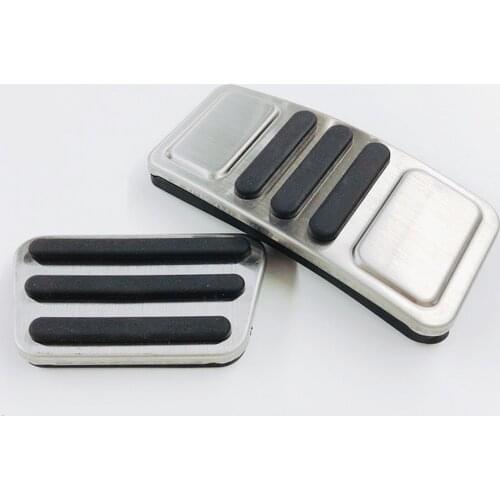 Auto Gas Brake Footrest Pedal Cover for Ford Mustang 2015 2016 2017 2018 2019 2020 2021 Car Pedals Pad Accessories