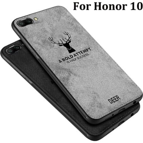 For Huawei Honor 10 Case Soft phone case For Huawei Honor10 Protection Back Cover Cloth + TPU cases col-al10 Shell back cover