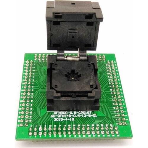 IC550-0204-009-G Programming Socket QFN20 MLF20 IC Test Adapter Pitch 0.5mm Clamshell Chip Size 4*4 Flash Adapter Burn in Socket