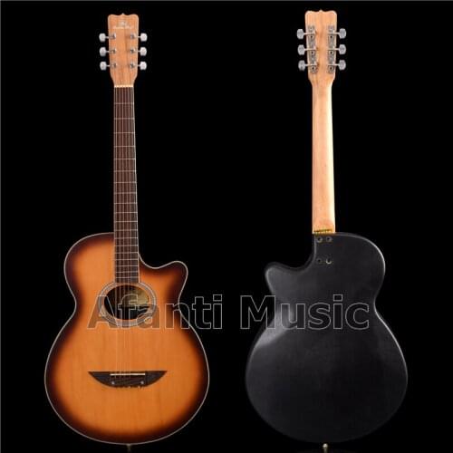 HOT! Afanti Music Super Roundback/ Carbon Fiber Back & Side Acoustic guitar (ANT-170)