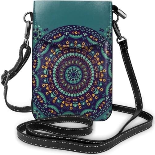 Mandala Shoulder Bag Mandala Leather Bag Shopper Crossbody Women Bags Multi Purpose Trend Woman Purse