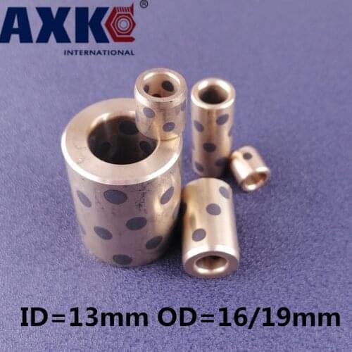 Oil Self-lubricating JDB Ball Bearing Linear Graphite Copper Set Bearing Bushing Lm13 ID 13mm OD 16/19mm 4/10pcs Free Shipping