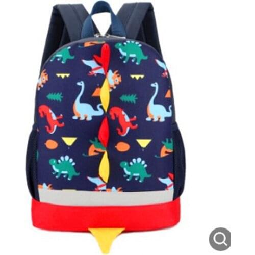 New Dinosaur Children School Bag Kindergarten Baby Backpack Anti Lost Children Bag Baby Backpack Cartoon Children Bag