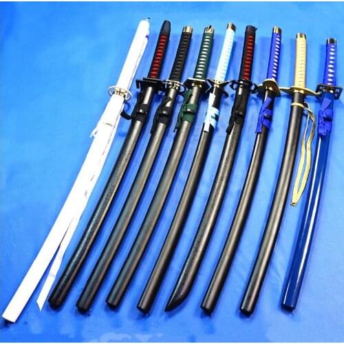 Bleach Rukia Kurosaki IchigoKu Japanese katana Cosplay wooden Sword knife blade weapon Cosplay Props High quality