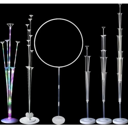 Star Shape Tubes Balloon Stand Holder Column Confetti Balloons Birthday Favors Ballon Kids Baby Shower Wedding Party Decoration