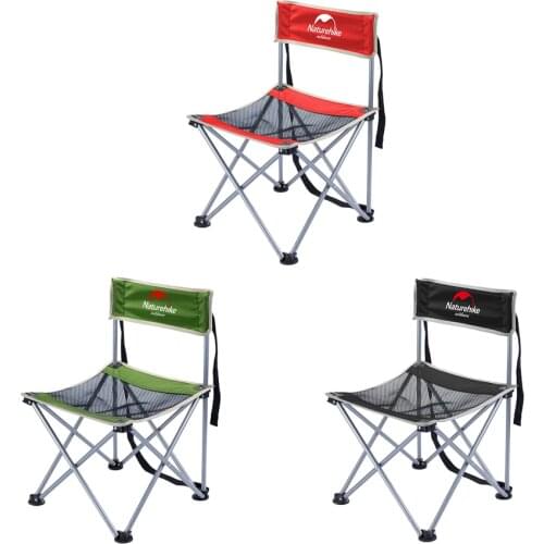 Portable Folding Camping Chair Outdoor Fishing Picnic Travel Quad Chair Seat with Backrest