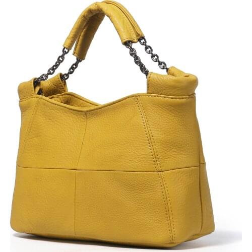 Luxury Women Bag Simple Doctor Tote Bag Genuine Leather Handbags Purses Plaid Ladies' Shoulder Bags Woman Shopping Crossbody Bag