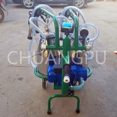 High Quality Cow Penis Trolley Milking Machine for Sale