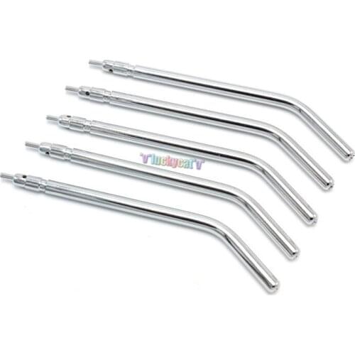 10pcs 3 Way Stainless Steel Dental Air Water Syringe Spray Nozzles Tips Tube Syringe Spray Nozzles Tips For Teeth Whitening