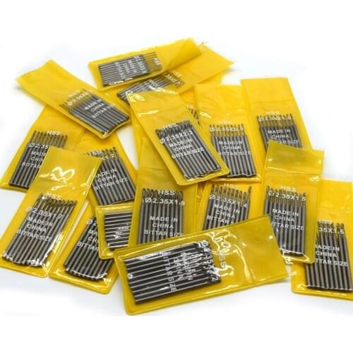 10PCS HSS Twist Drill Bit For Metal Wood Working Shank 2.35mm Jewelry Engraving Tool