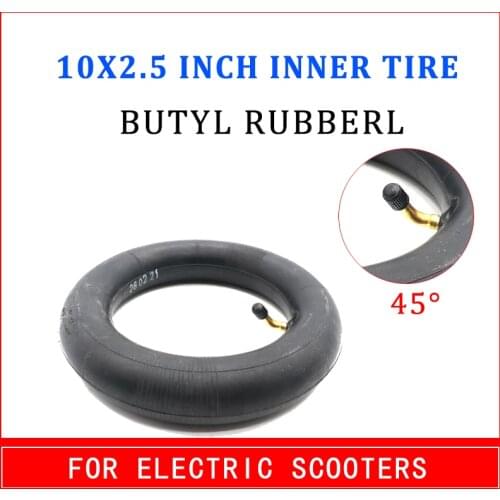 10x2.5 10*2.5 Inner Tire Valve 45/90 degrees Pneumatic Tire For Electric scooter tires Folding bicycle tires