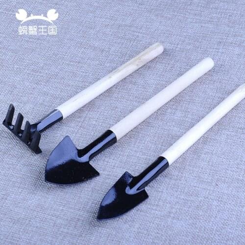 3Pcs/Set Mini Gardening Tools Shovel Rake Spade Potted Plants Soil Raising Flowers Potted Plant Home