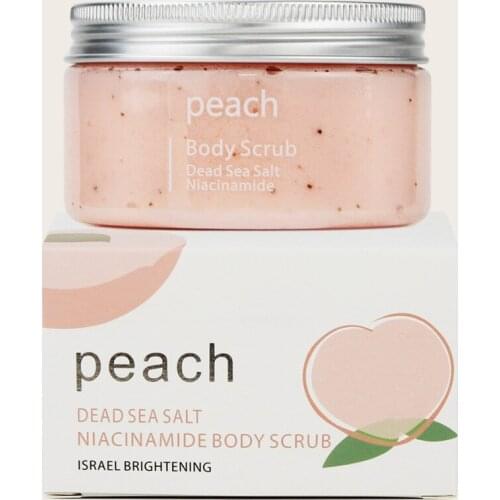 400g Niacinamide Sea Salt Body Peaches Scrub body scrub skin scrubs body exfoliator whitening body scrub skin care