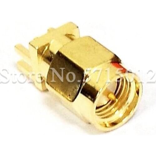 5pcs SMA Male Internal Thread Internal Needle RF Coaxial Connector SMA-JE Antenna Pedestal Side Foot Soldering Receptacle