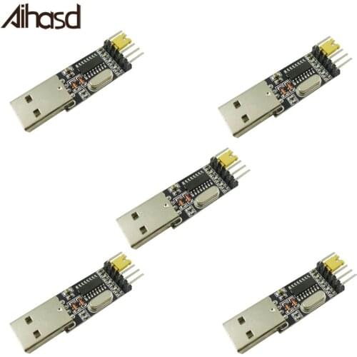 5PCS/LOT USB to TTL UART Module CH340G CH340 3.3V 5V Serial Converter Switch Instead of CP2102 PL2303