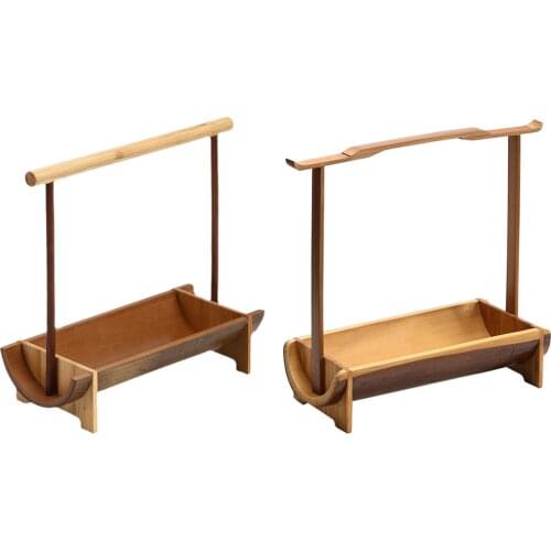 Bamboo Dried Fruit Bowl Serving Tray Japanese Style Snack Dish Creative Food Candy Nuts Baskets Sushi Shop