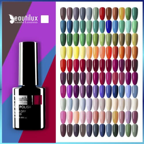 Beautilux Gel Nail Polish AC Colors Professional UV LED Salon Nails Art Gels Varnish Soak Off Semi Permanent Nail Lacquer 10ml