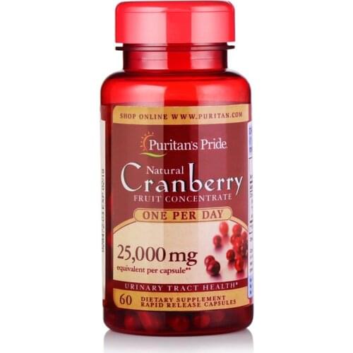 Free Shipping Cranberry 25,000 Mg 60 Pcs Fruit Concentrate