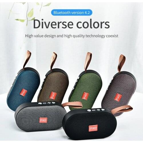 Bluetooth Speaker Portable Wireless Loudspeaker Sound System Stereo Music Surround Outdoor Speaker Support FM Radio Built-in Mic