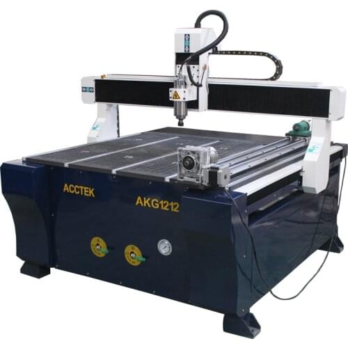 Cheap 4 axis CNC router china price 1200*1200mm cnc engraving machine vacuum table for wood pvc acrylic aluminum