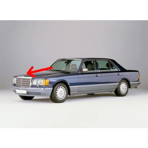 Mercedes w126 Hood Star Emblem Front Badge S Class 1981-1991 Aftermarket A1248800086