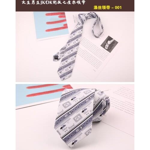 Original design tie Western-style shirt accessories small things Japanese hand-made multi-color boys and girls college