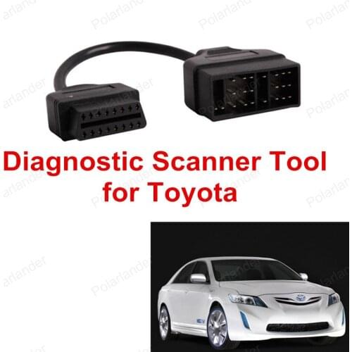 Top Sale for T-oyota 22 Pin To 16 Pin OBD2 Diagnostic Adapter Cable For Toyota Diagnostic Scanner Cable