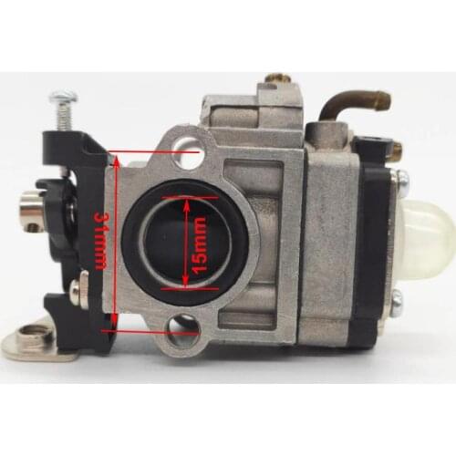 15mm Carburetor Fit For Brush Cutter Chainsaw CG330 CG430 CG260 CG520 1E34F 1E36F Engine 26cc 33cc Grass Trimmer Weed Eater
