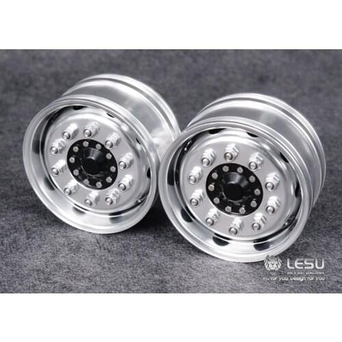 LESU Front Hub 2 for 1/14 DIY Tmy Model Axle Wheel Bearing Brake RC Truck Car Wide Type TH10245