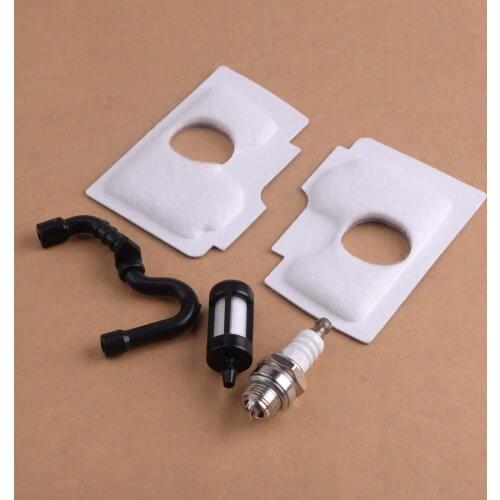 LETAOSK Air Filter & Fuel Filter & Fuel Line & Spark Plug Tune Up Kit Fit for Stihl 018 MS180C MS170 017 Chainsaw