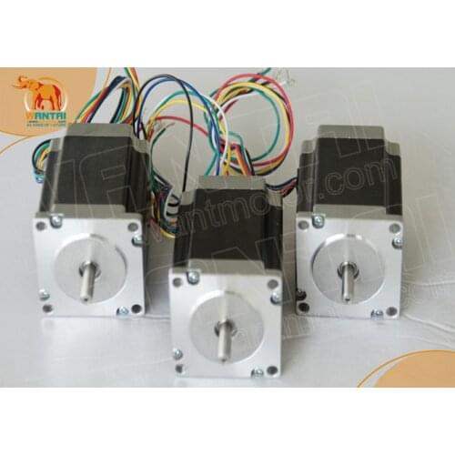 Best Sell! Wantai 3PCS Nema23 Stepper Motor 57BYGH633 3.0A 270oz-in 78mm CE ROHS ISO CA US JP FR DE BE IT IN DK FREE