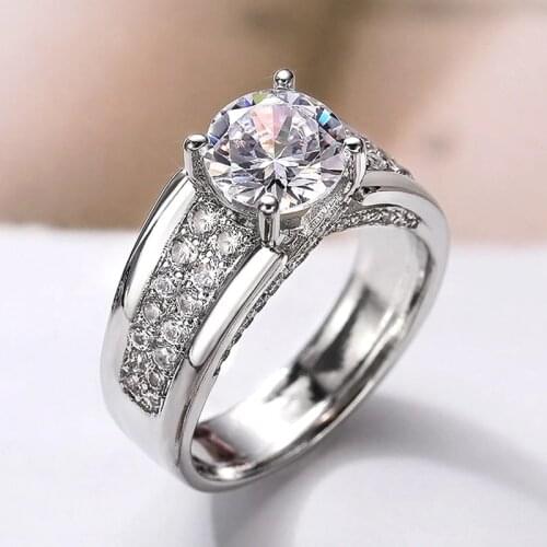 Luxugold Women's Silver Rings