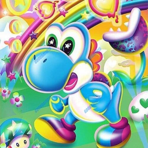 Full Square/Round Drill 5D DIY Diamond Painting Cartoon Character Embroidery Cross Stitch Kits Nursery Home Decor