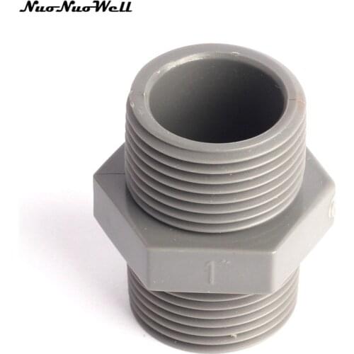 Durable G 1'' Male Thread PVC Connectors Garden Irrigation Water Pipe/Tube Connector Brand New Watering Supplies Accessories
