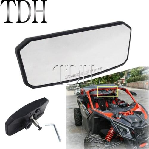 For Can-Am Maverick X3 Max R Adjustable Car UTV Center Rear View Mirrors Wide Vision Side Mirrors 2017 2018 2019 2020