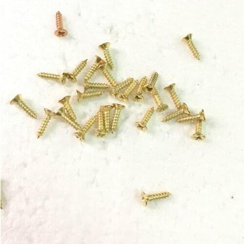 Yellow Color Self-tapping Screws,Flat Head Screws,Cross Screw,Matching Nails,M2*6/M2*8/M2*10/M2.5*12/M3*14,500Pcs