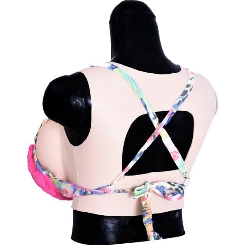 Silicone Breast Form Realistic Naked-backed Fake Boobs Chest Enhancer Crossdressing Drag Queen Shemale Transgender Crossdresser