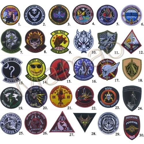 US Air Force Special Black Ops Area Flight Test Squadron Bomb Cats Patch Tactical Military Army Patch Badge Applique