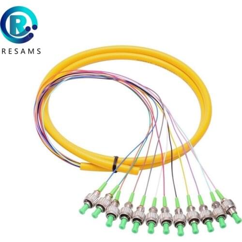 Resams 12 Core Transmission Stability Low Insertion Loss Professional Manufacturer Branch Fiber Optic Patch Cord Alrepeatabilit