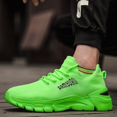 Trending Men Running Shoes Women Flat Walking Sneakers Light Comfortable Lovers Sport Training Breathable Summer Shoes Fitness