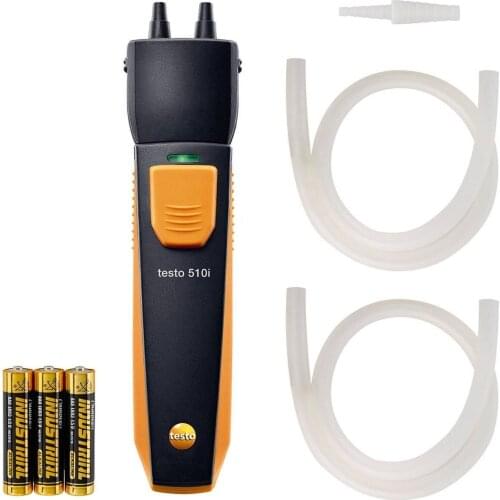 Handy design testo 510i differential pressure measuring instrument with smartphone operation