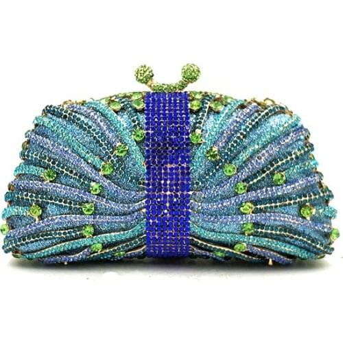 Women evening party handbag diamonds luxury crystal clutches elegant ladies purses bridal wedding party designer purses bag